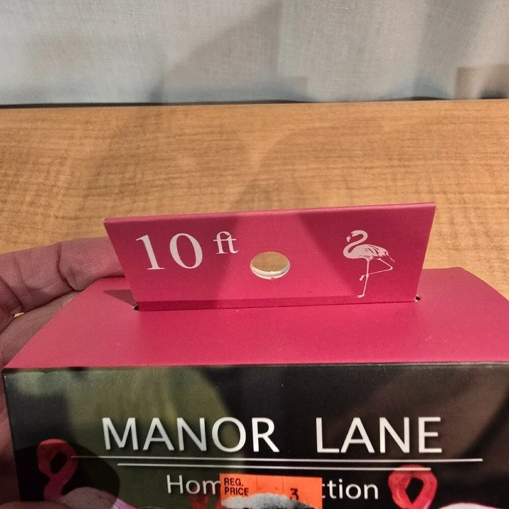 Flamingo Shimmer String Lights Summer Fun 10 feet Battery Operated 20 lights NEW